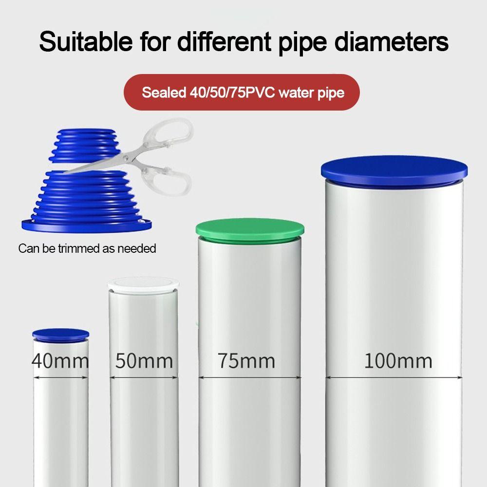 Conical Shape Water Pipe Plug Silicone Hole Sealing Plugs Bathroom Accessories