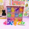 24 Pezzi Corda Arcobaleno Circolare Intrecciata Giocattolo Fidget - Terapia Sensoriale per Autismo Giocattolo Fidget Antistress Bambini