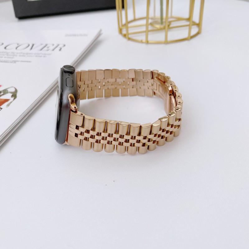 Stainless Steel Five Link Watch Band SE Series 1-6 Compatible 38/40mm 42/44mm