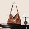 Genuine Leather Women's Bag Niche Soft Leather Tote Bag Versatile Large-capacity Cowhide Single-shoulder Bag