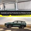 Wuling Xingguang L Car Blackout Curtains: Heat-Insulating Double Rail Sunshade for Specific Vehicle Windows