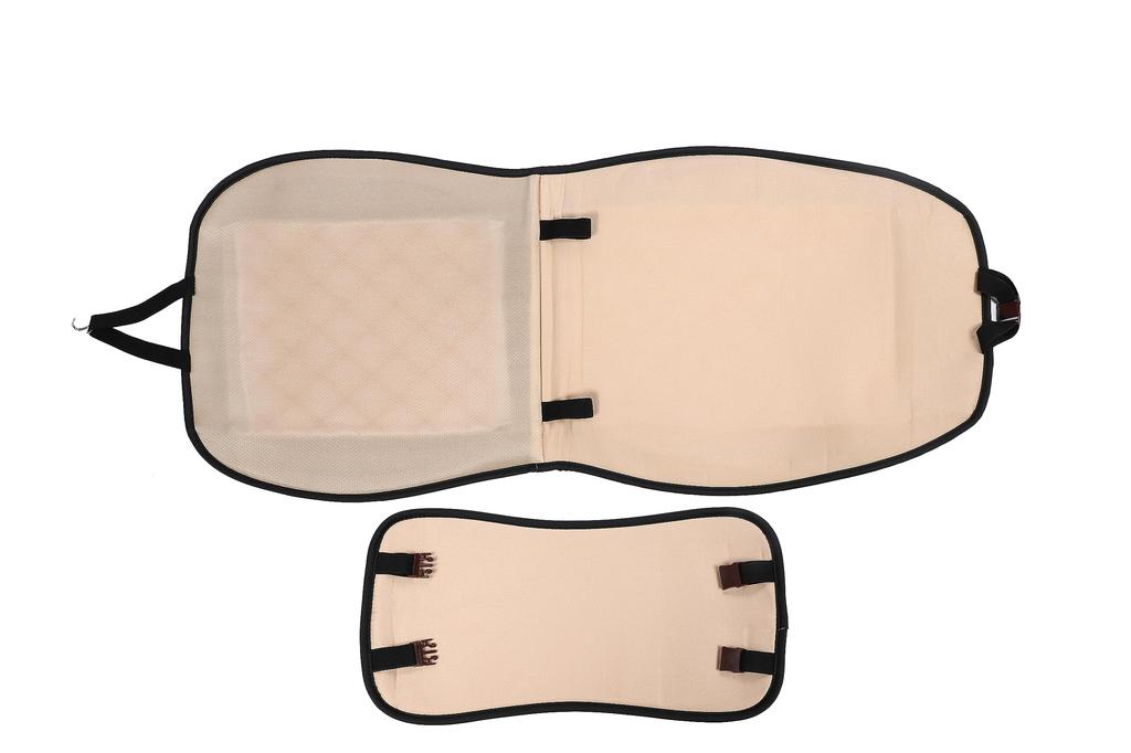 Montierte PU-Leder Schürzen-Sitzbezüge für Universelle Passform mit Rot 1 Leicht zu Reinigende Autos, (Schwarze Linien, Cover)