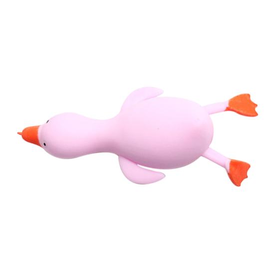 1/5Pcs Stress Relief Duck Squeeze Toy Decompression Lying Duck Sensory Toy Slow Rising Stress Ball Animal Fidget Toy