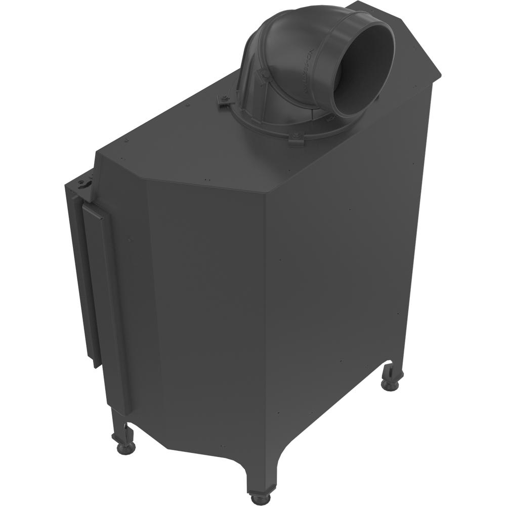 Steel fireplace KRATKI NADIA 12 kW Ø 200