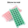 2-in-1 Silicone Ice Cube Tray - 36 Cells with Cover for Bar & Baby Food Storage