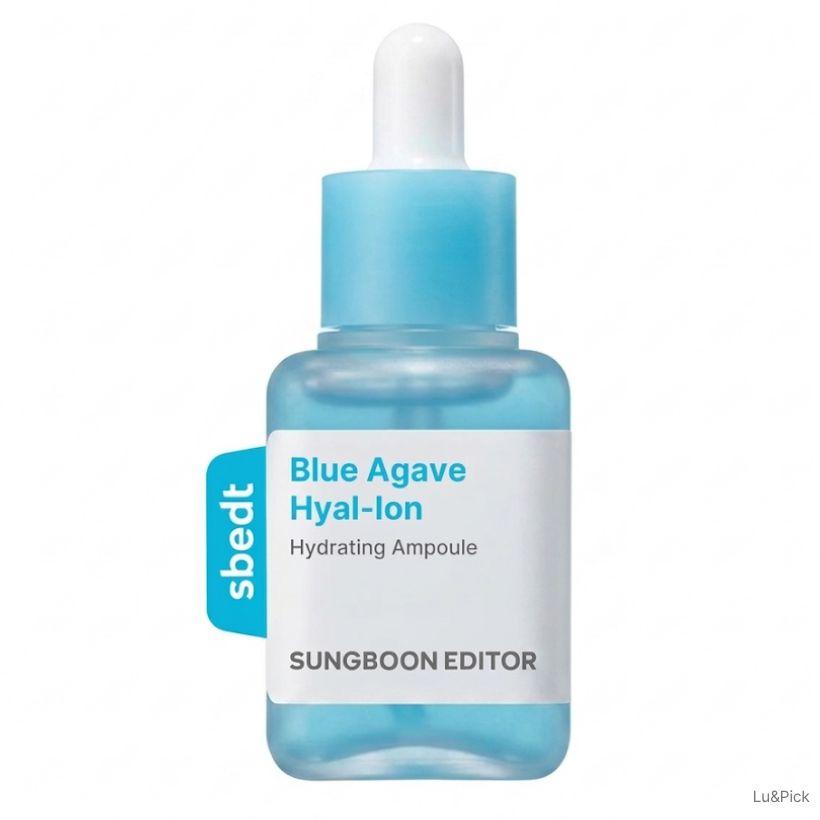 SUNGBOON EDITOR Blue Agave Hyal-Ion Moisture Ampoule 40ml (May 2026 New Release) (+Free gift)