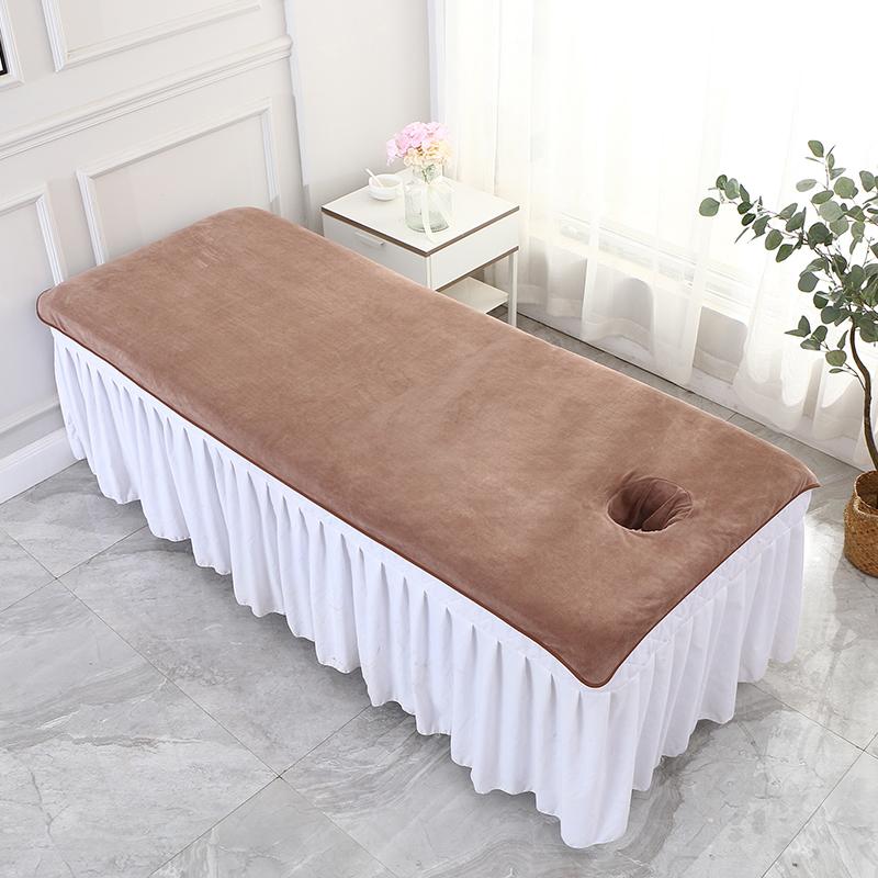 80x190cm Massage Sheet with Holes Absorbent Spa Sheet Large Microfiber Bath Towel for Beauty Salon Beauty Salon Supplies