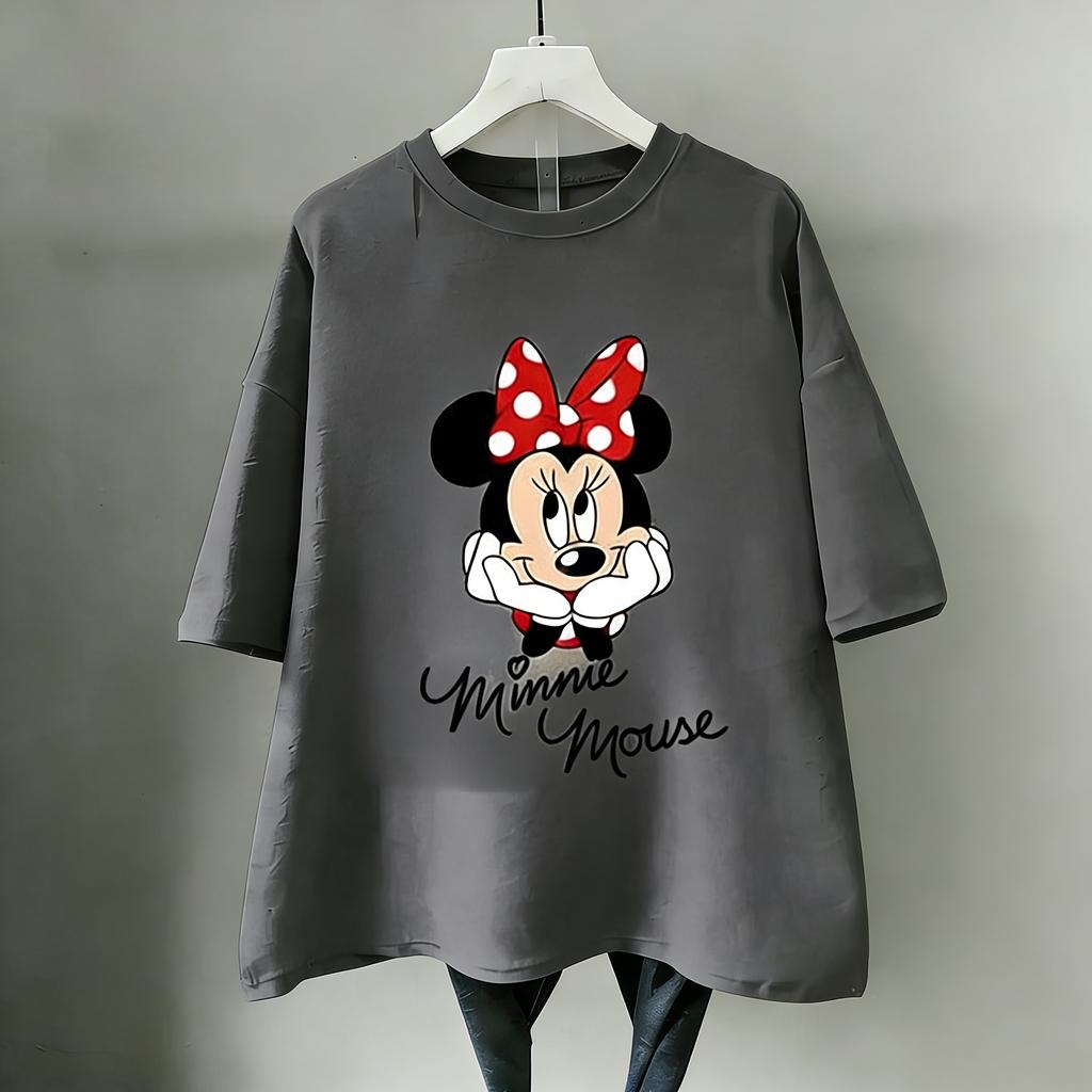 Minnie Mouse Disney T Shirt Women Man Cotton Short Sleeve Cartoon Graphic Tee Vintage Cute Casual Summer Tops 2026 Fashion Y2k