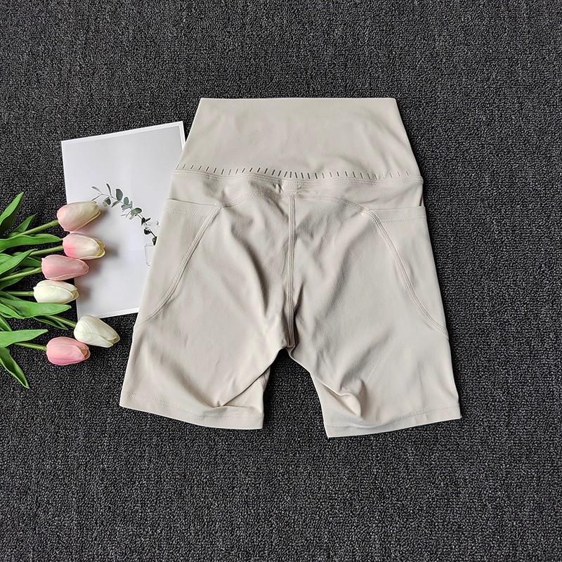 Women's High-Waisted Butt-Lifting Quick-Dry Yoga Shorts - Four-Point Fit, No-Show, Tight for Cycling & Fitness