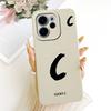 For OPPO Reno15 F 15FS 5G CPH2801 Lucky Initial Letter Phone Case For Oppo Reno15F 15 FS Soft Silicone Shockproof Cases Bumpers