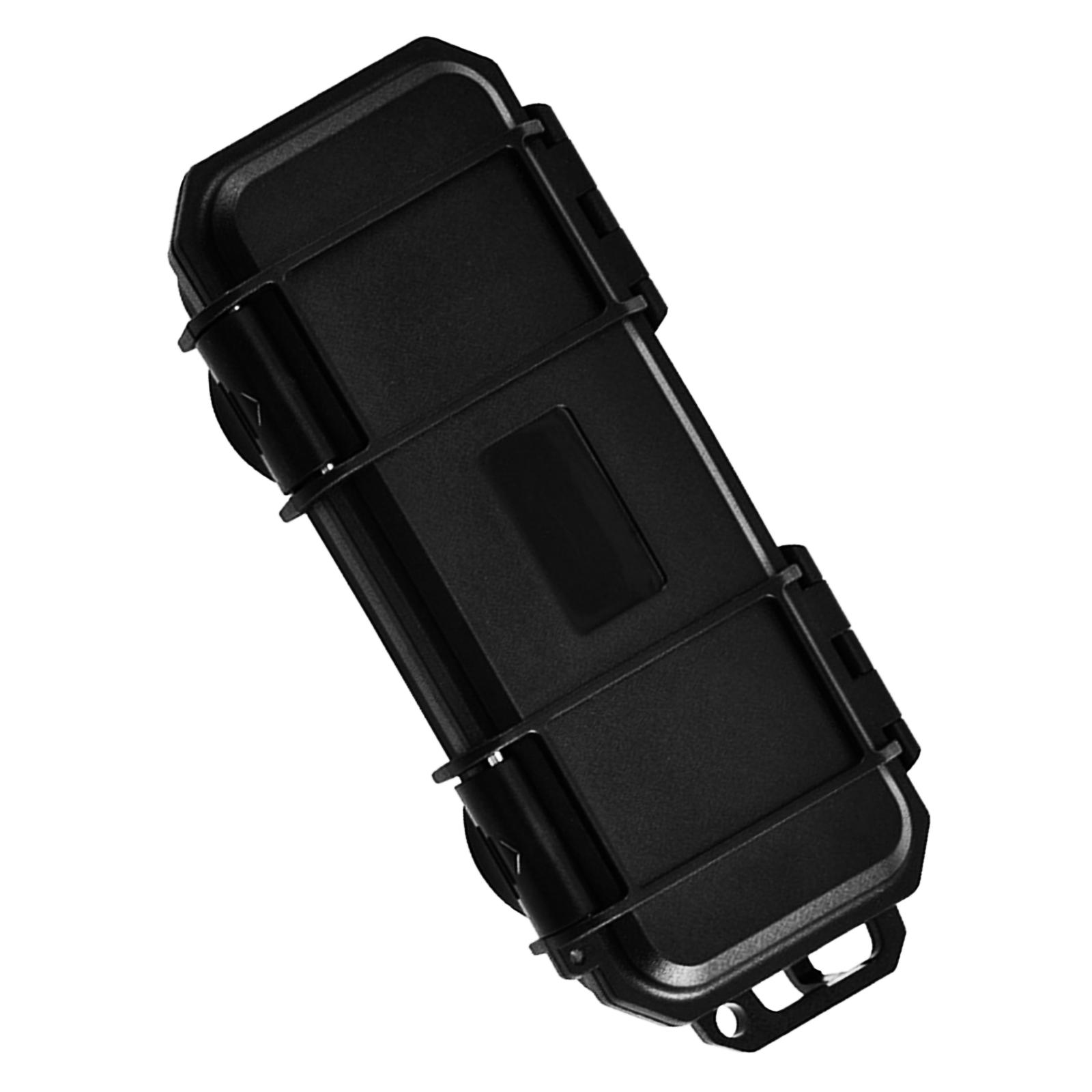 

Small Tool Box with Foam Lining Waterproof Shockproof Storage Case to Protect Gears Gadgets Compact Tool Organizer Box