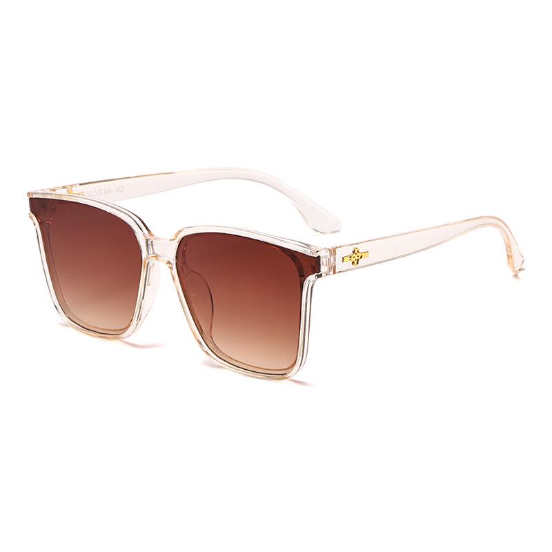 Trendy Unisex Big Frame Square Sunglasses - Fashionable High-End Street Style