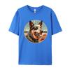 Vintage Australian Cattle Dog Tshirt Dog Lover Tshirt Animal Funny Pure Cotton Tee Shirts Adult Tops Tees
