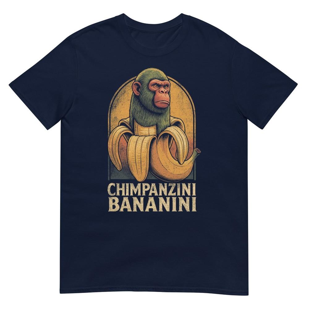 Chimpanzini Bananini Italian Brainrot Gaming Slang Meme Tshirt S