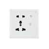 Smart Graffiti WiFi/Zigbee Voice-Controlled Wall Socket Switch with Light, Single/Double Pole, Five-Hole Timer.