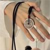 Meier Retro Chinese Style Thickened New Chinoiserie Pendant Necklace for Men and Women Pendant Antique Retro Copper Coin Chain