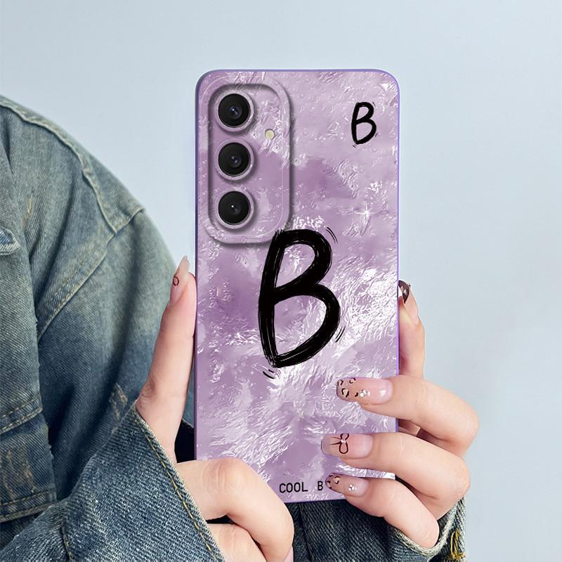 

Capa For Samsung Galaxy A16 4G 5G Soft Silicone Phone Case SM-A165 A166 Protective Shell Sweet Letter Pattern Painted Back Cover Samsung A16 4G 5G