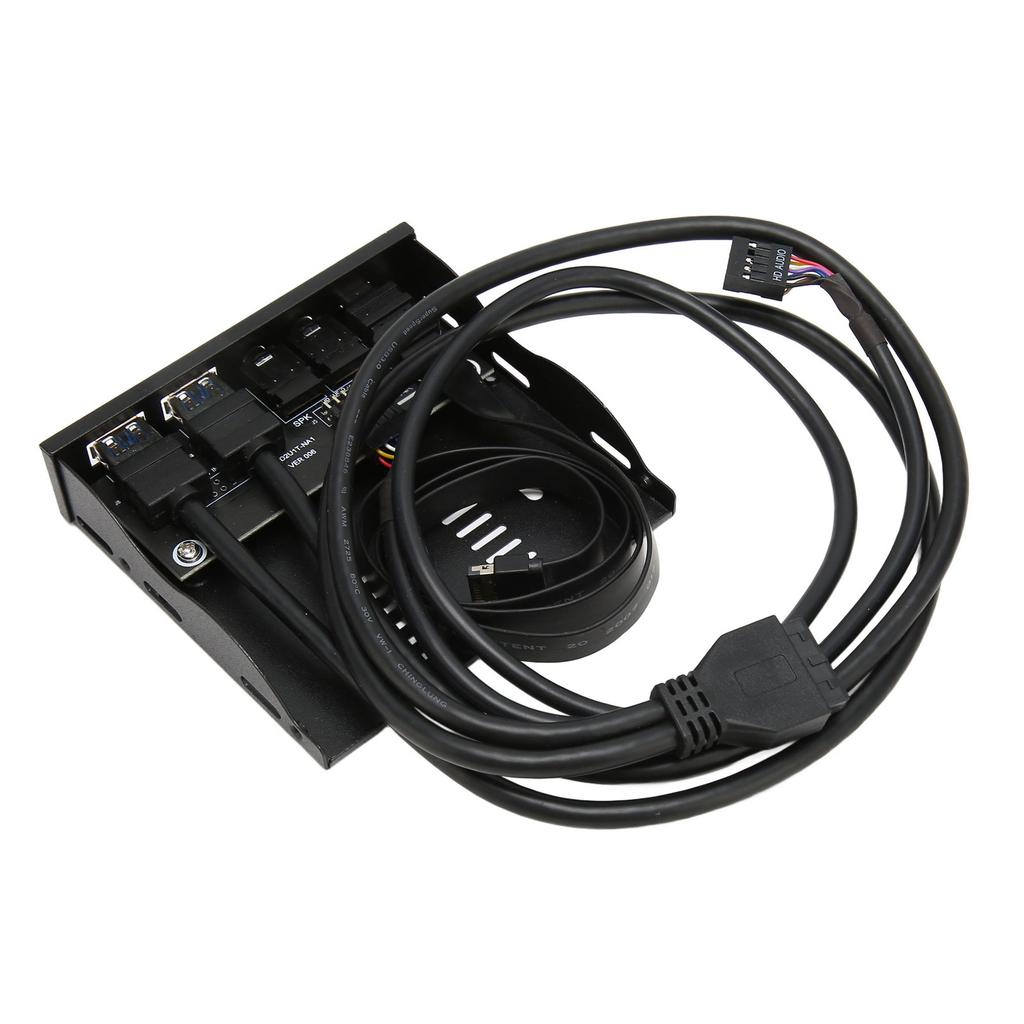 Front Panel USB 3.2 Hub 10Gbps Plug and Play Iron Shell Floppy Disk Reader for Win for Linux