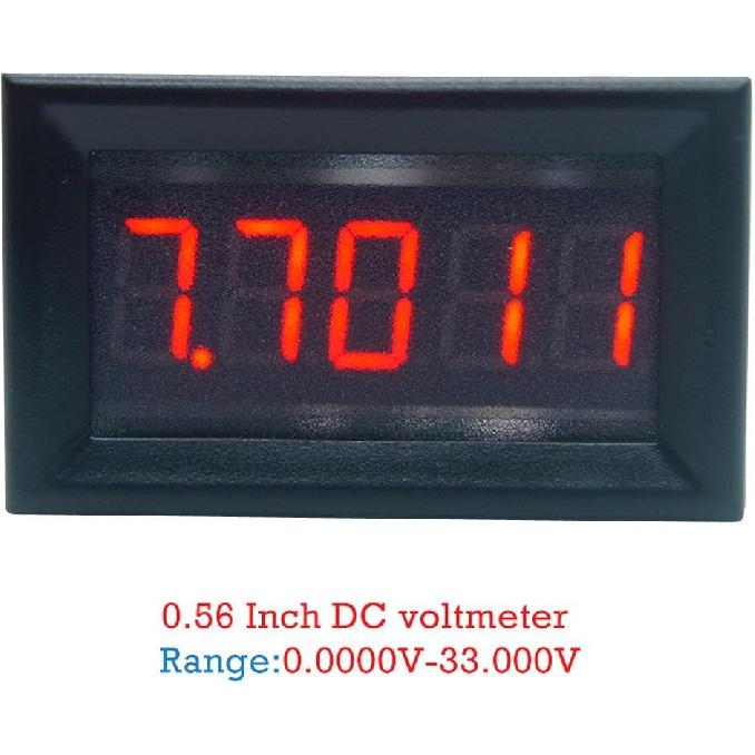 Digital Voltmeter DC Voltage Display 0-33.000V (0-33V) 5-Digits Bit High Precision Voltage Meter