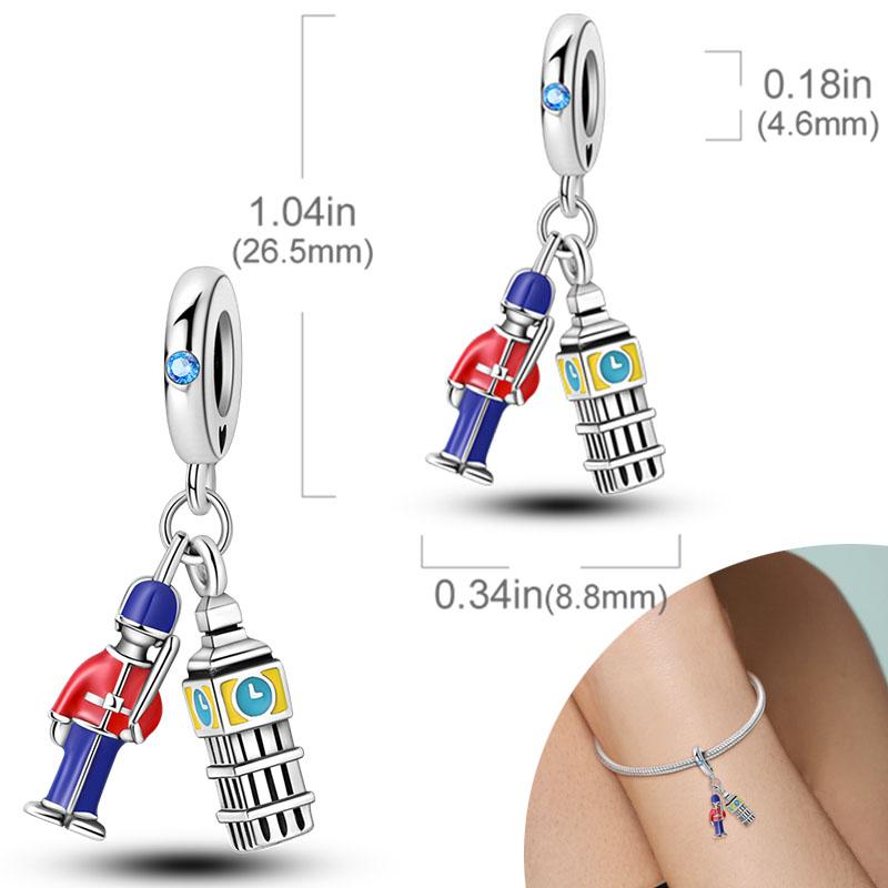 New Copper Plated Red Charms Beads Coffee Cherry Charm Pendant Fit Original Bracelet Diy Women Jewelry Accessories