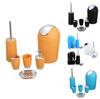 Bathroom Accessories Set Six Pieces Plastic Toothbrush Holder And Cup Organizer For Home And Gift Use