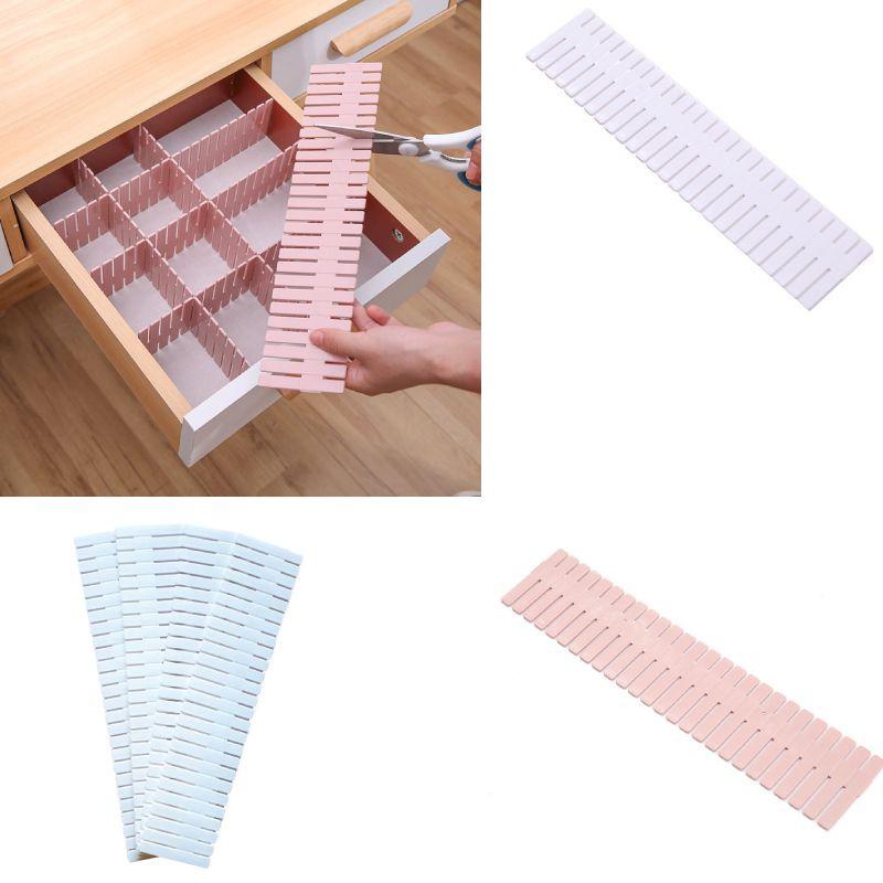 Versatile Plastic Drawer Organizers-fits 99% Of Drawers Anywhere In Your Home