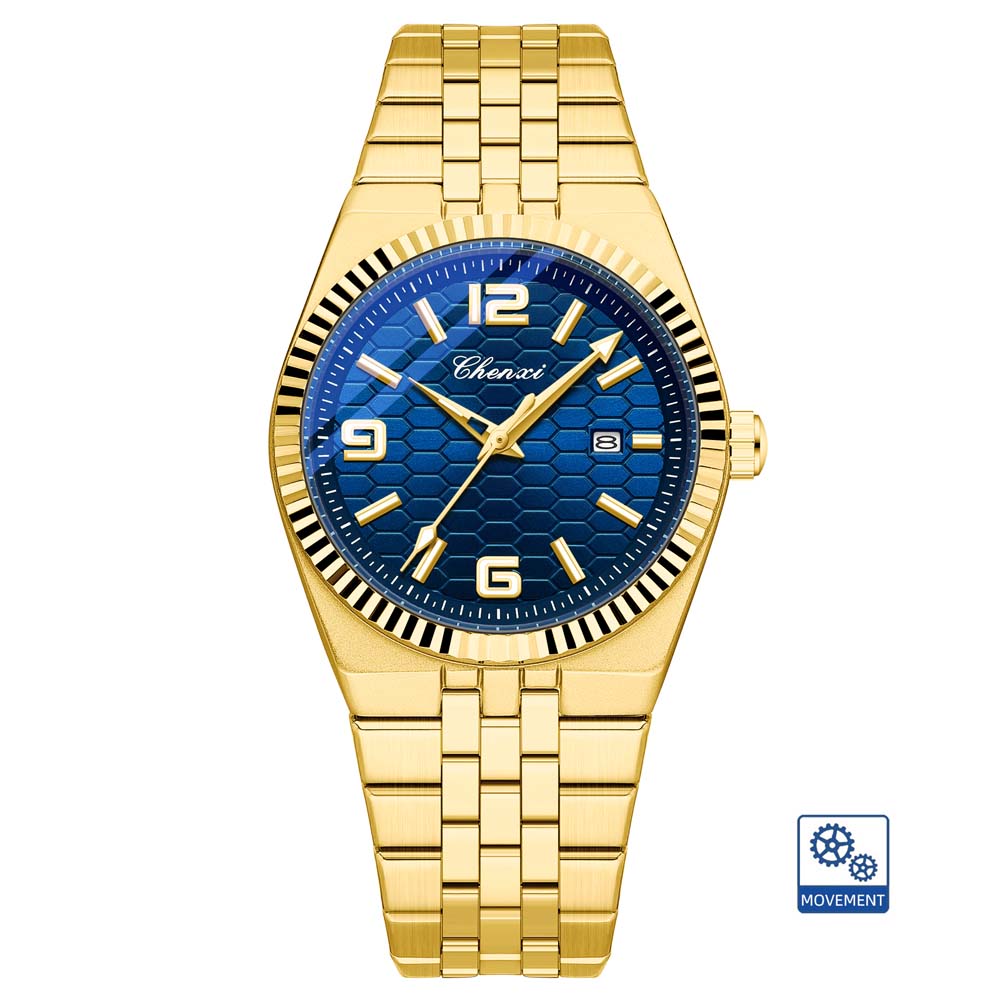 CHENXI Men's Authentic Mechanical Watch Classic Fashion Business Style with Calendar Luminous Function Waterproof Men's Watch