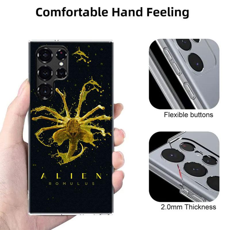 COOL A-Alien Xenomorph Cases Phone Case for Samsung Galaxy S26 Ultra S25 Edge S24 S23 FE S21 Plus S20 S22 S10 Cover TPU Capa She