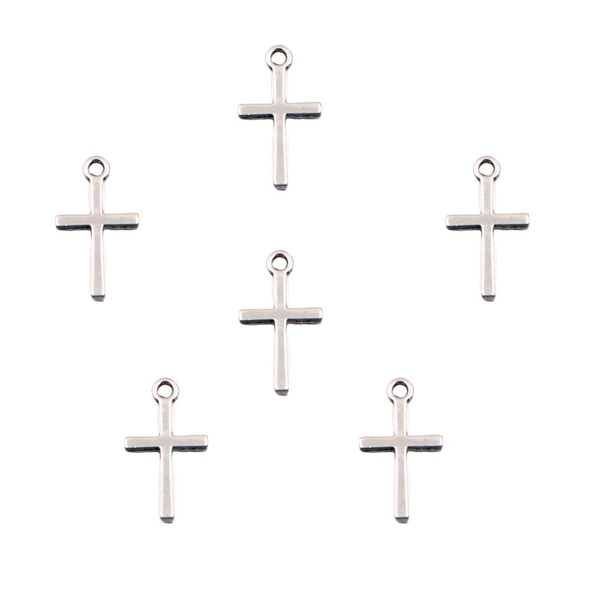 Exquisite Hollow Heart & Cross Charm Keychain Pendants - 6 Styles