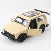 (Eingetütet) 1/36 Niva Legierungs-Pullback-Auto, Die-Cast-Metall, Spielzeug für Jungen, Starker Pullback, Drei Türen, Retro-Stil.