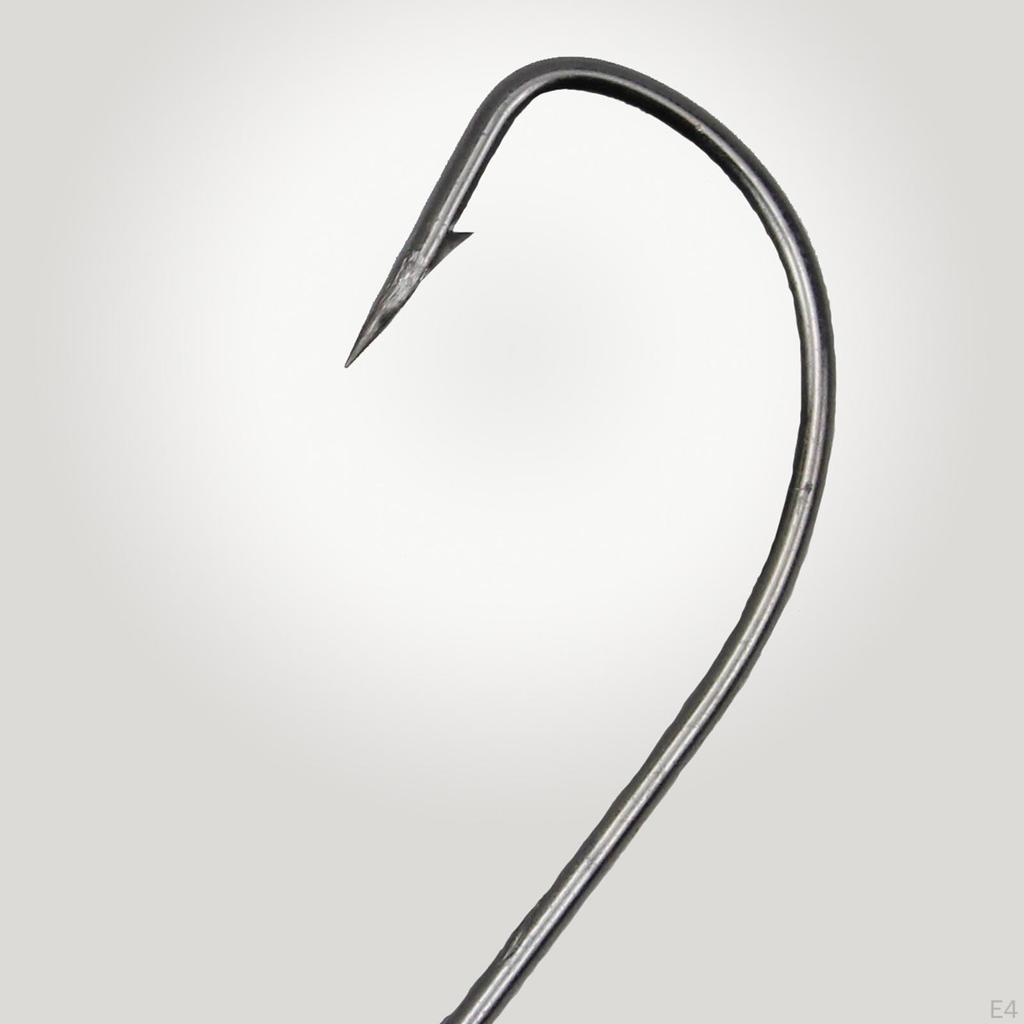 10 Pack of Fishing Hooks with Weed Guard for Wacky Worm Rigging