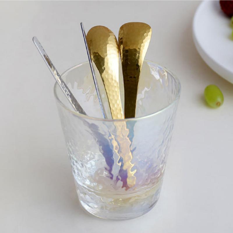 Japanischer Stil Edelstahl Kuchen Obstgabel Stahl Dessert Kaffee Kleiner Eisportionierer Design Küchengeschirr Zubehör