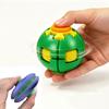 Palla Fidget a Pressione e Rotazione Stampata in 3D, Pallina Fidget Spinner Deformabile a Un Clic, Giocattolo Sensoriale Rilassante per lo Stress a Rotazione Fluida