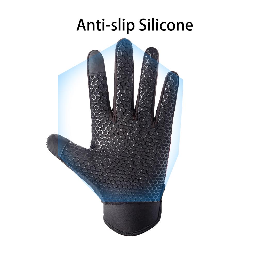 Bike Cycling Mitten Riding Tribe Touch Screen Gloves Breathable Motorcycle Gloves Full Finger Protective Gear for Outdoor Sports