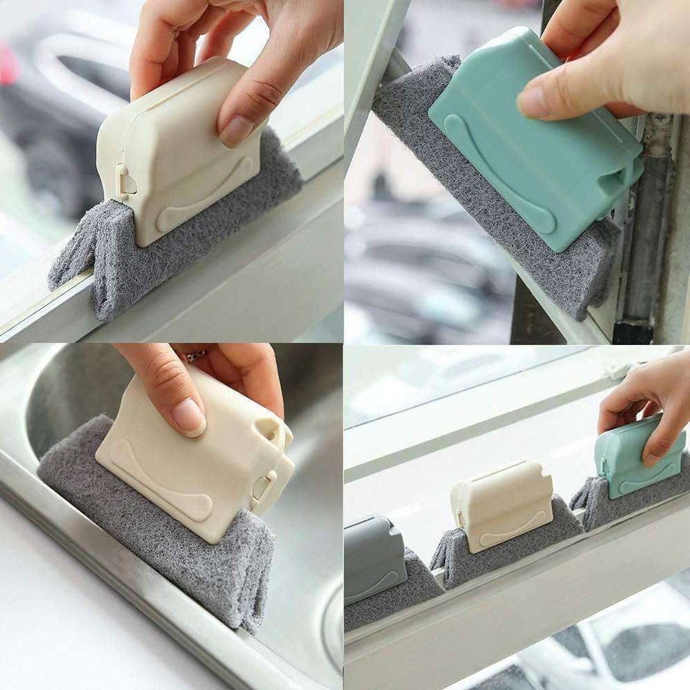 Multi-Purpose Gap & Groove Cleaning Brush Set for Windows, Blinds, and Kitchen