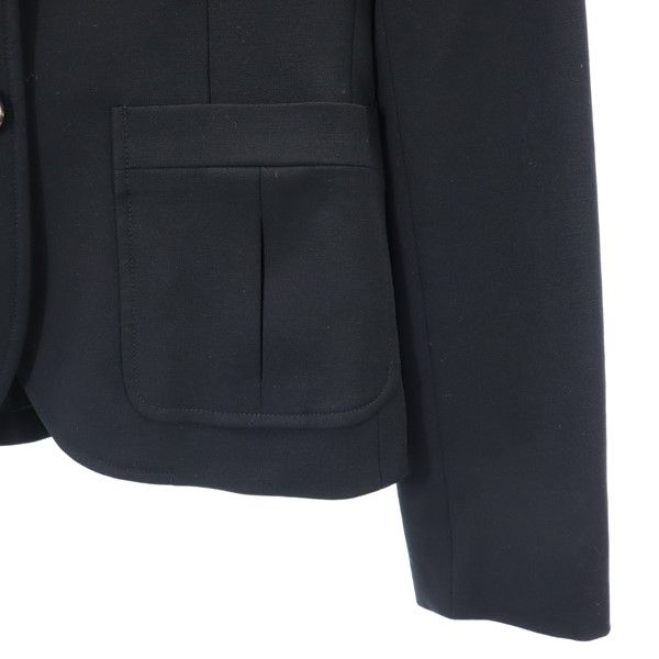 RALPH LAUREN wool blend tailored jacket 7 black Women Used