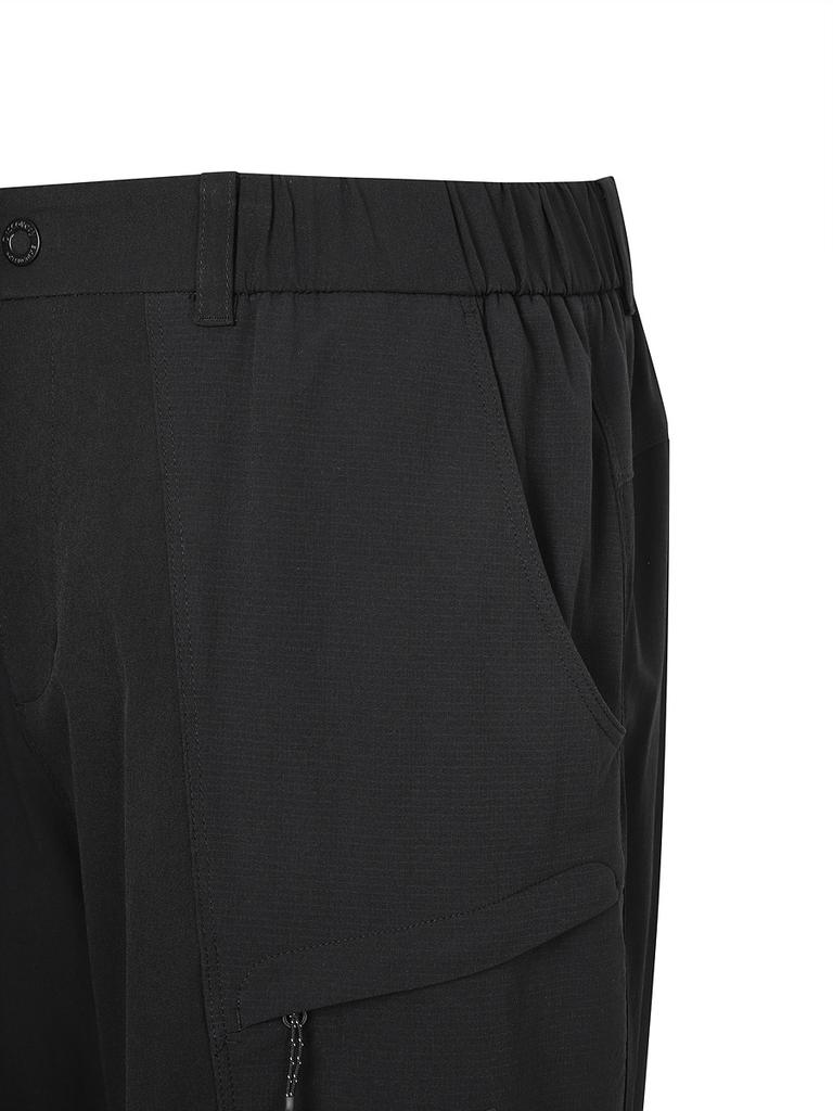 DISCOVERY EXPEDITION Freshvent Men'S Ripstop Parachute Cargo Pants (Black)