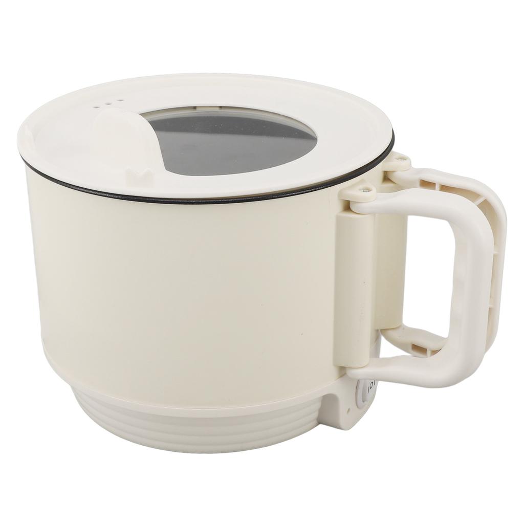 Elektrischer Hot Pot 1,8L 600W 2 Stufen Tragbarer Antihaft-Mini-Multifunktionskocher mit Griff für
