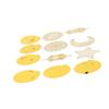 36Pcs Ramadan Ornaments Exquisite Lantern Star Moon Durable Multi Purpose Eid Mubarak Ornaments for Party Festival