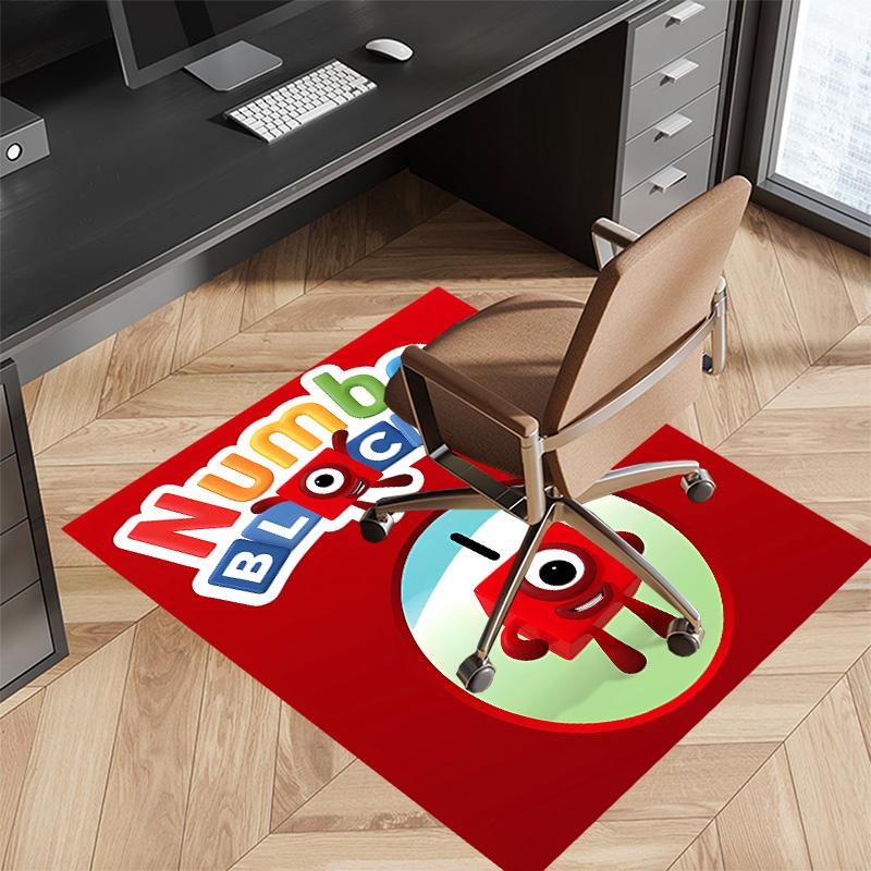 Numberblocks1 Printed Absorbent Washable Carpet, Non-Slip Bathroom Mats, Kitchen Rugs, Yoga Mat,Living Room Entrance, Camping Picnic Rugs