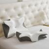 Butterfly Memory Foam Cervical Neck Support Pillow - Non-Collapsing Ox Horn Design
