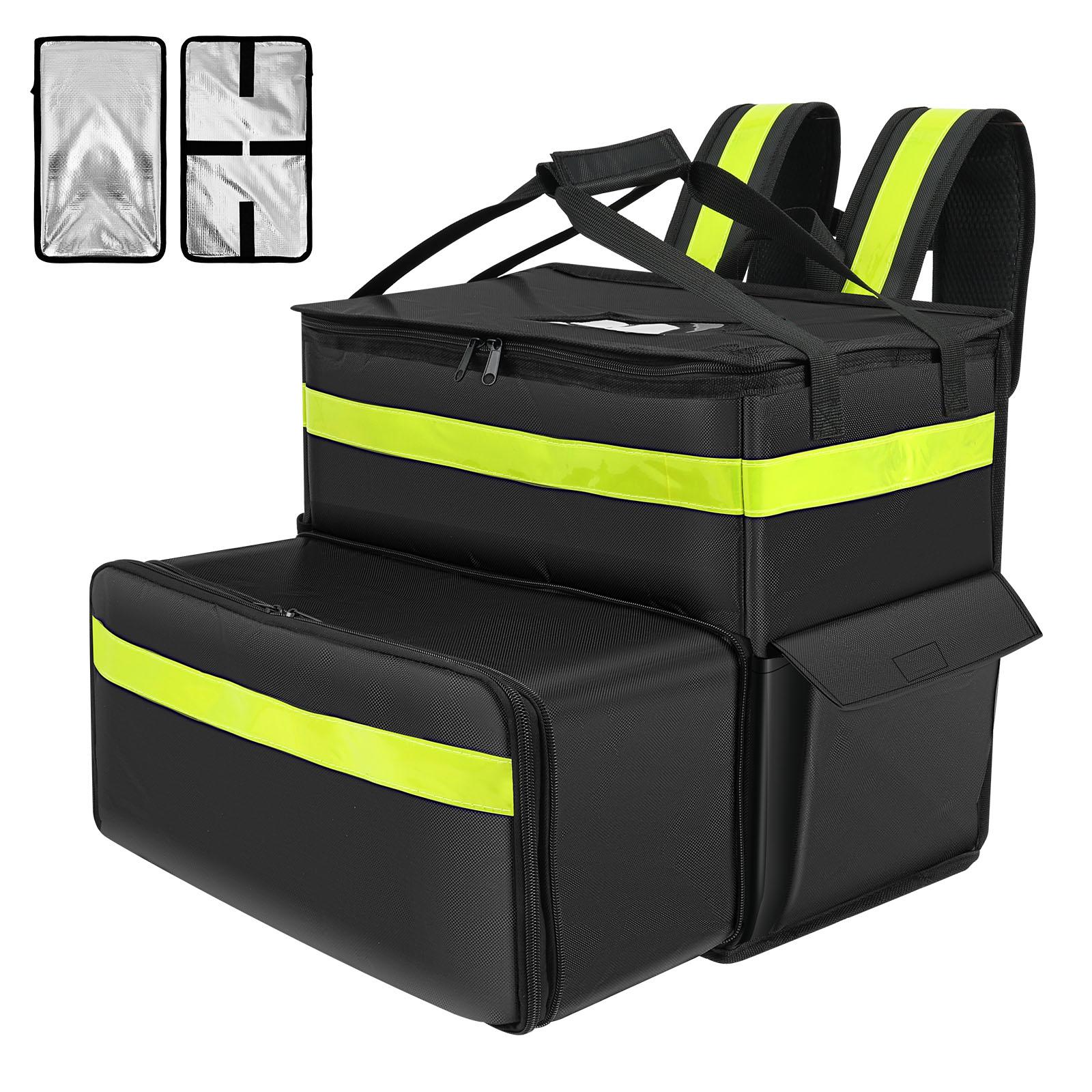 

Insulated Food Delivery Backpack Expandable Picnic Pizza Lunch Fresh Keeping Waterproof Cooler Storage Bag Camping