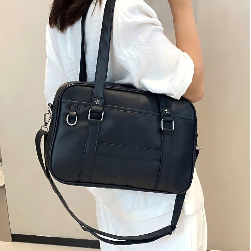 2025 Original Japanese JK Uniform Bag Women's Two-dimensional Messenger Commuter Bag Simple College Style Large-capacity Handbag