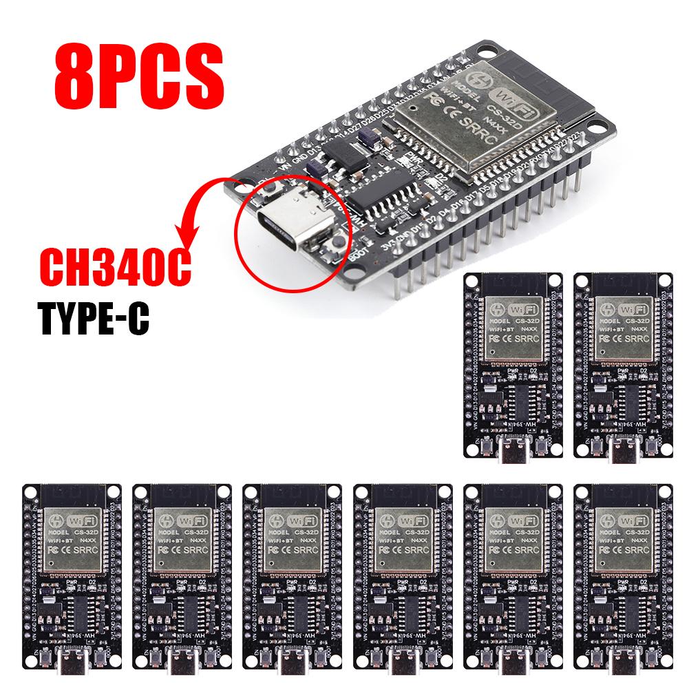 ESP32 -32 Entwicklungsboard TYP-C CH340C/ USB CP2102 WiFi+Bluetooth Ultra-Niedriger Stromverbrauch Dual-Core Drahtlosmodul