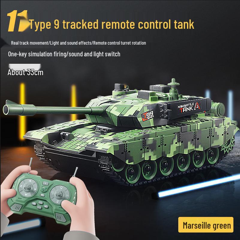 Rechargeable Action Remote Control Tank Car for Kids with Firing Cannon Model