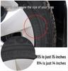 Compatible with Venucia: 15" D60 tire covers, 16" R30 wheel caps, 14" steel rim covers, and R50/D50 wheel hubcaps.