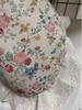 Floral Lace Cotton Linen Throw Pillow for Sofa, Bedroom, Office - Simple Backrest Seat Cushion