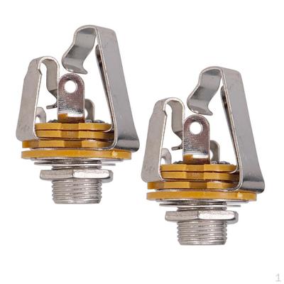 Gniazdo wejściowe stereo 1/4" 6,35 mm do gitary basowej, wyjście przetwornika, części