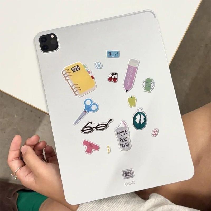 Cartoon 3D Epoxy Stickers Diy Phone Cases Computer Journals Ccd Tablet Decorations