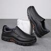 Fashion Genuine Leather Slip On Loafers New Men Casual Leather Moccasins Driving Shoes Design Casual Leather Soft Bottom Flats